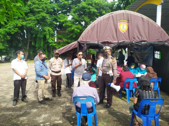 Vaksinasi Massal COVID-19 di Meranti Disambut Antusias Masyarakat