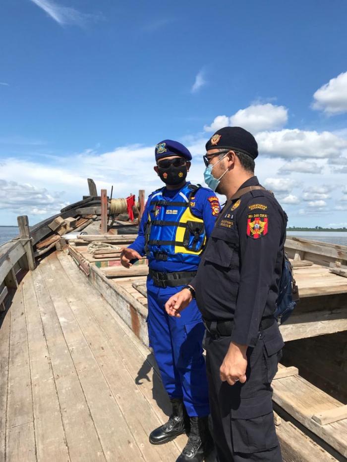 Satpolair, Bea Cukai dan Syahbandar Patroli Bersama Cegah Kejahatan di Laut
