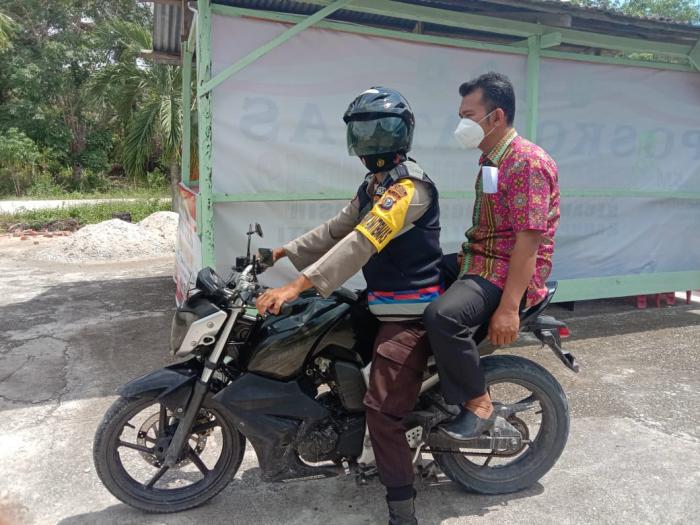 Polres Meranti Kerahkan Kendaraan Dinas Untuk Antar Jemput Warga Yang Ingin Divaksin COVID-19