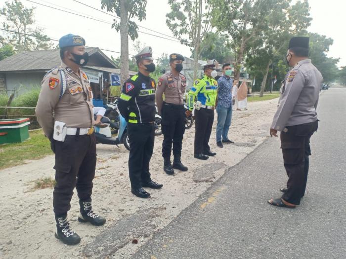 Polres Meranti Kerahkan Puluhan Personel Amankan Salat Idul Adha