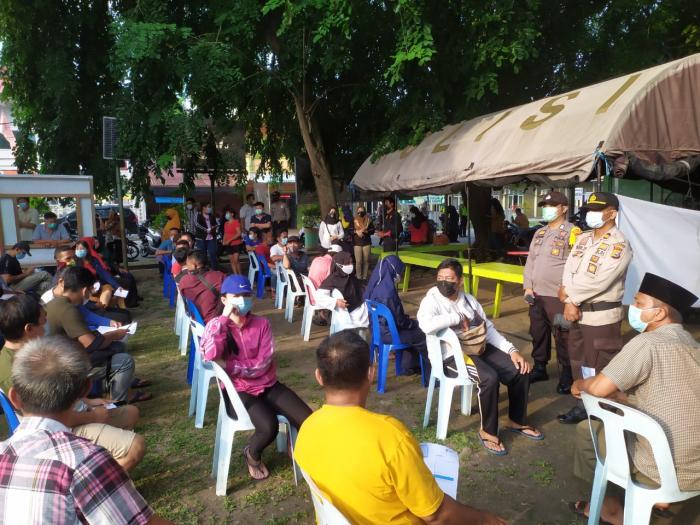 Kapolres Meranti Apresiasi Warga Antusias Untuk Vaksin Covid-19