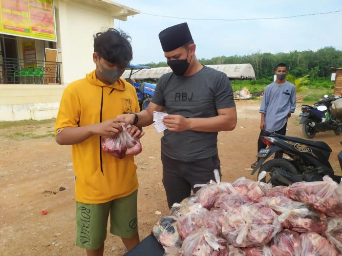 Idul Adha 1442 Hijriah, Polres Meranti Sembelih 6 Sapi dan 7 Kambing