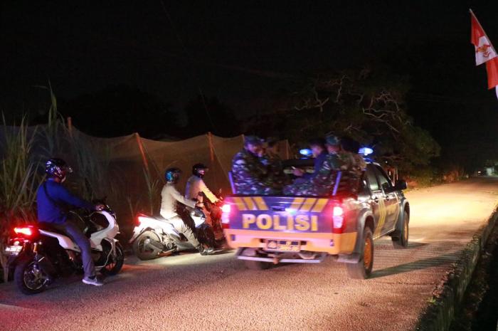 TNI-Polri dan Satpol PP Meranti Patroli Bersama Pantau Situasi Malam Lebaran