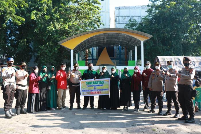 Gandeng Mahasiswa, Polres Meranti Gelar Vaksinasi Massal