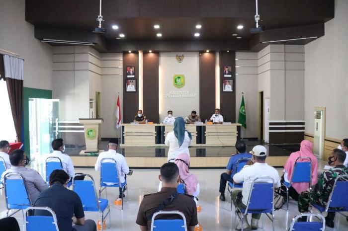 Kapolres Rakor Dengan Forkopimda Bahas Penanganan Covid-19