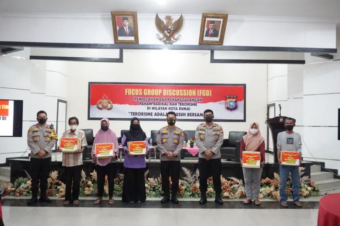 Polres Dumai Gelar FGD Penanggulangan Terorisme, Eks Napiter : Paham Radikal Rusak Keutuhan NKRI