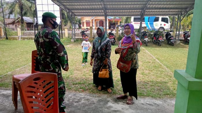 Sosialisasi Pendisiplinan COVID-19 Terus Digalakkan Di Desa Lubuk Gaung