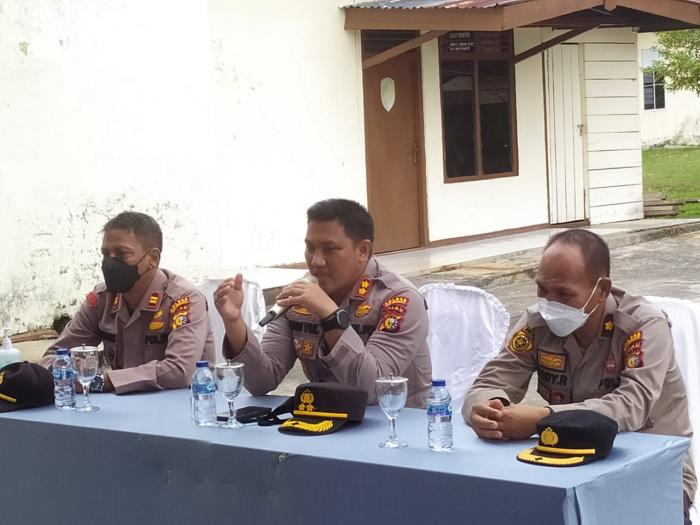 Kunker di Polsek Merbau, Kapolres Minta Personel Antisipasi Karhutla