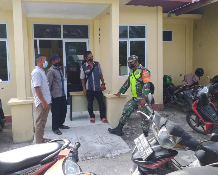 Sertu Rudianto Laksanakan Sosialisasi Pendisiplinan Prokes Di Wilayah Binaan
