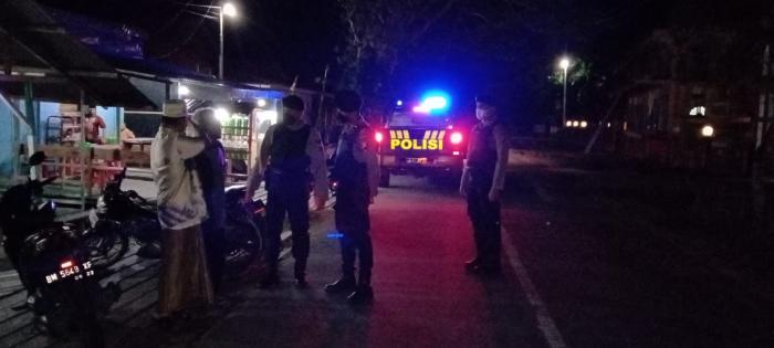 Tutup Celah Kejahatan, Sat Samapta Polres Meranti Rutin Patroli Malam