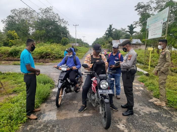 Warga yang Nyeberang di Semukut dan Mempalai Wajib Tunjukkan Bukti Vaksin