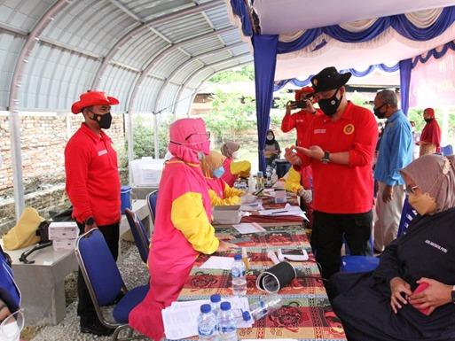 Dukung Program Vaksinasi Covid-19, BINDA Riau Gelar Vaksin Serentak di Empat Kabupaten
