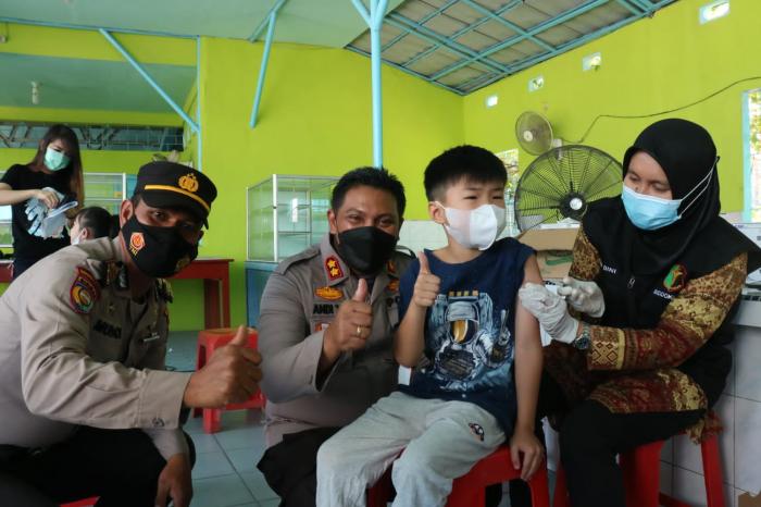 Target 19.753 orang, Vaksin Anak Usia 6-11 Tahun di Meranti Capai 6,50 Persen Lebih