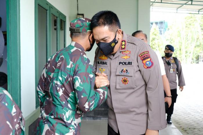 Jalin Sinergitas, Kapolda Riau Irjen M Iqbal Silaturahmi ke Korem 031 Wirabima.