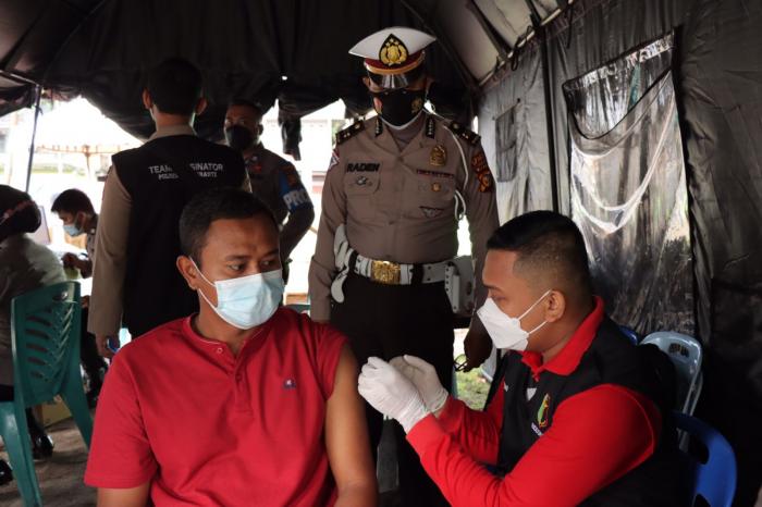 Vaksinasi Massal Serentak Lanjutan Kembali Digelar Polres Meranti