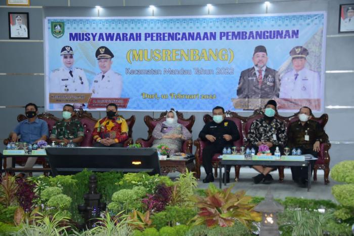 Bupati Kasmarni Buka Musrenbag Kecamatan Mandau
