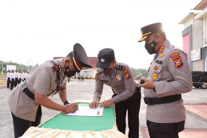 Sertijab Kasat Samapta, Kapolres : Jalankan Amanah Penuh Tanggungjawab
