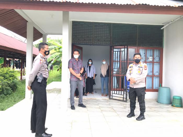 Kapolres Cek Ruang Isolasi Covid-19 di RSUD dan BLK