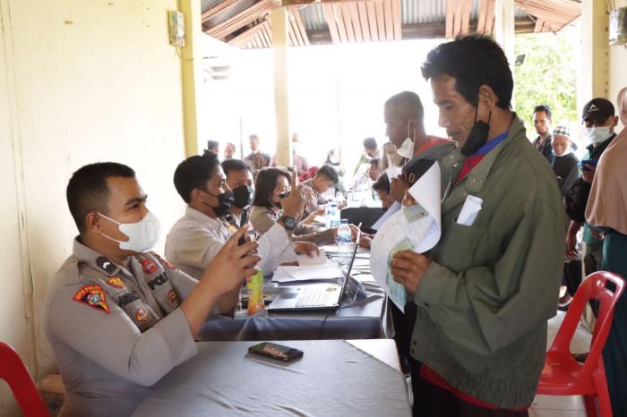 Polres Meranti Kembali Salurkan BTPKLWN di Kecamatan Tebingtinggi Barat