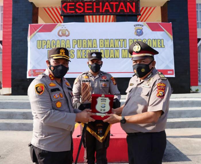 Kapolres Meranti Pimpin Upacara Purna Bhakti Kasi Humas