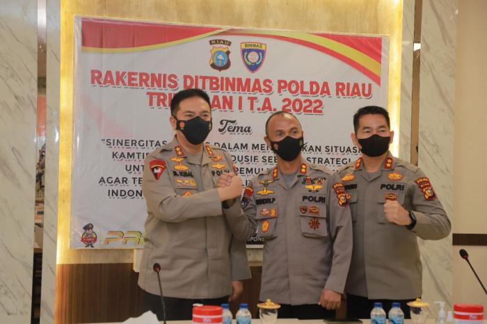 Buka Rapat Kerja Tehnis Direktorat Binmas, Kapolda Riau Tekankan Koordinasi Bersama Stake Holder