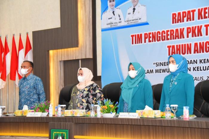 Rakerda TP PKK Kabupaten Bengkalis Resmi Dibuka, Kasmarni: PKK Harus Semakin Berkualitas dan Profesional