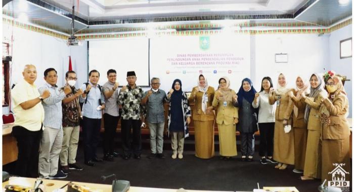 Ketua Beserta Anggota DPRD Meranti Berkunjung Ke Dinas P3AP2KB Provinsi Riau