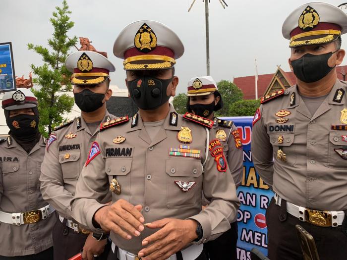 Direktur Lalu Lintas Polda Riau Kombes Firman Ingatkan Masyarakat yang Mudik Lebaran