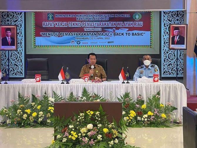 Ka Div Pemasyarakatan Riau Gandeng Kepala Dinas Kesehatan menuju Pemasyarakatan Maju