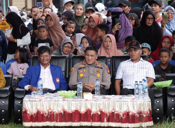 Ikut Meriahkan Peringatan Mayday, Kapolres Andi Yul Apresiasi FSPTI-KSPSI Meranti
