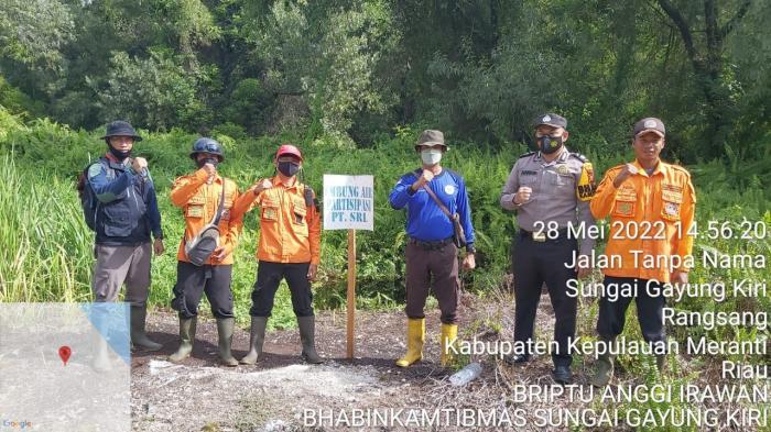 Gelar Patroli Antisipasi Karhutla, Polsek Rangsang Gandeng PT SRL dan MPA