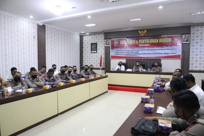 Polres Meranti Gelar Sosialisasi dan Penyuluhan Hukum bagi Personil