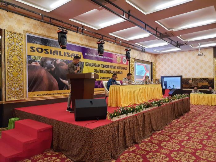 Kasat Intelkam Jadi Narsum Sosialisasi Kewaspadaan PMK pada Hewan Ternak