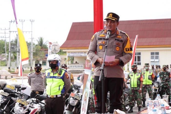 Polres Meranti Salurkan Bansos dalam Rangka Hari Bhayangkara ke-76
