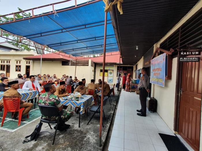 Kapolsek Coffee Morning Sekaligus Rakor bersama Pemcam Tebingtinggi dan Tebingtinggi Timur