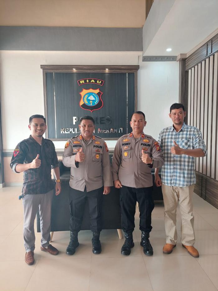 Kapolres Sambut Baik Kunjungan Silaturahmi Ketua Carateker KBPP Meranti