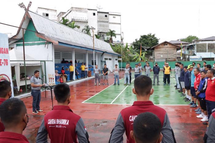 Sambut Hari Bhayangkara, Polres Meranti Bersama Pelti dan PT EMP Gelar Turnamen Tenis Lapangan