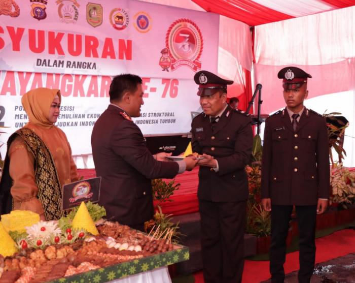 Polres Meranti Gelar Syukuran Hari Bhayangkara ke-76