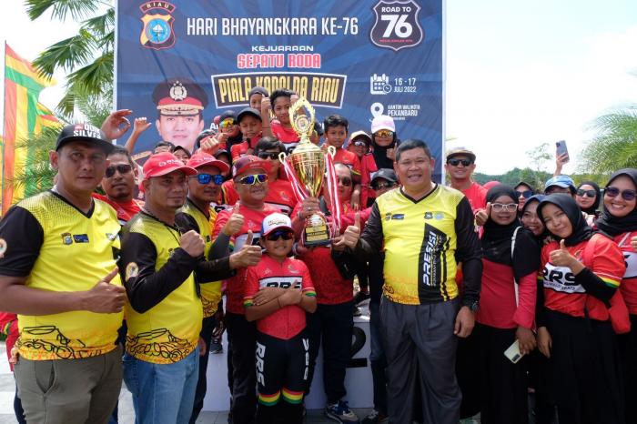 Riau Roller Skate Pekanbaru Sabet Juara Umum pada Kejuaraan Sepatu Roda Kapolda Cup 2022
