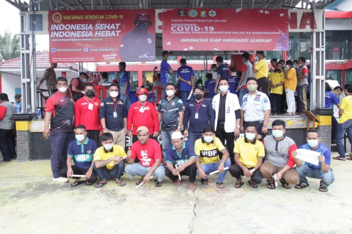 Dukung Kebijakan Vaksin Booster, BINDA Riau Gelar Vaksinasi Covid-19 di Lapas