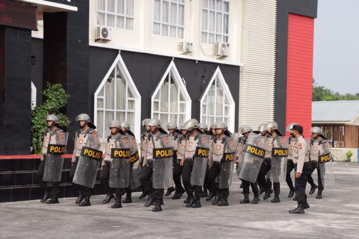 Antisipasi Ancaman Kejahatan, Polres Meranti Gelar Simulasi Sispam Mako