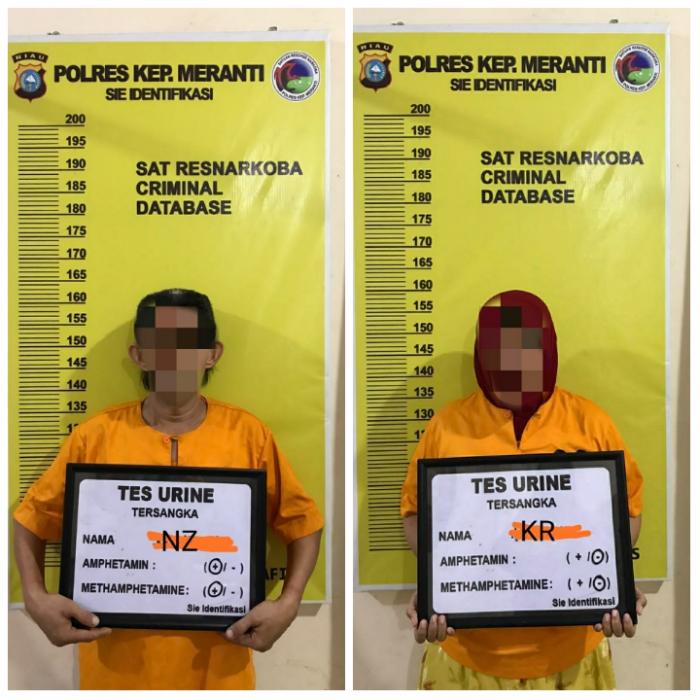 Satresnarkoba Polres Meranti Bekuk Kurir dan Pengedar Sabu di Selatpanjang