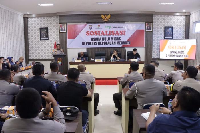Sosialisasi Usaha Hulu Migas, Kapolres : Kita Selalu Siap Amankan Objek Vital Nasional