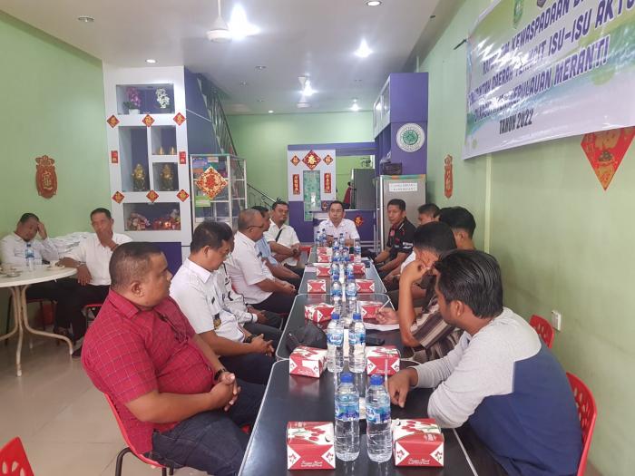 Sat Intelkam Polres Meranti Ikuti Coffe Morning Tim Kewaspadaan Dini Pemerintah Daerah