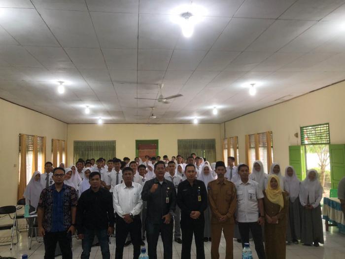Jadi Narsum Sosialisasi P4GN dan PN, Kasatresnarkoba Polres Meranti Ingatkan Siswa Jauhi Narkoba