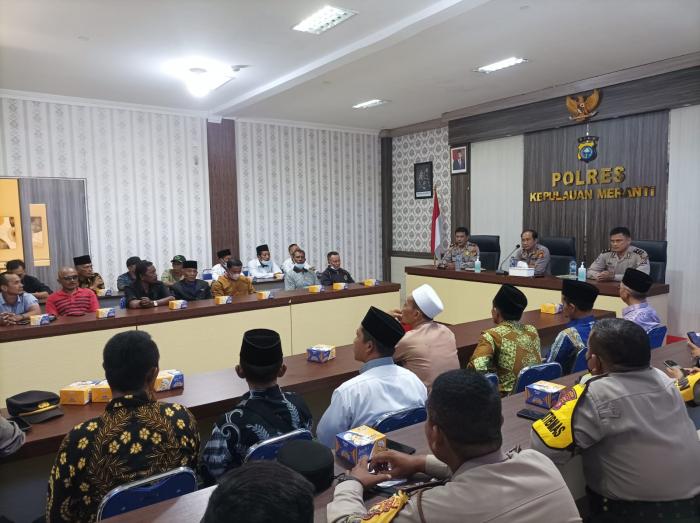 Dit Binmas Polda Riau Gelar Sosialisasi Pencegahan Paham Radikalisme, Intoleransi dan Terorisme di Polres Meranti
