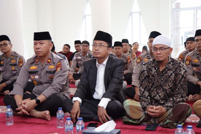 Polres Meranti Ikuti Maulid Nabi Muhammad via Zoom Meeting Bersama Kapolri