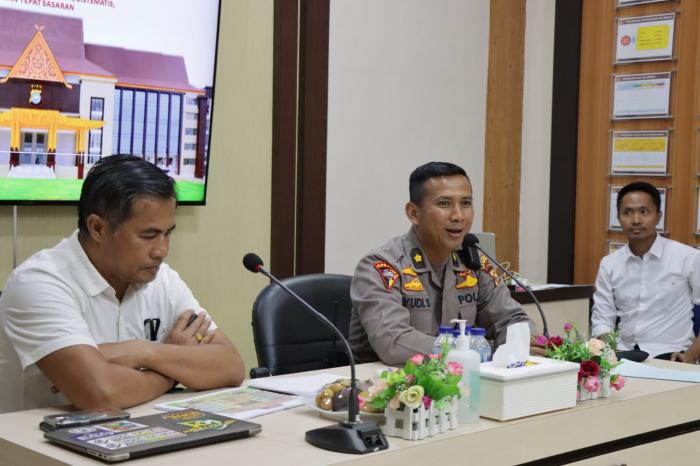 Seksi Korwas PPNS Ditreskrimsus Polda Riau dan Polres Meranti Rakor Bersama Instansi Vertikal serta OPD