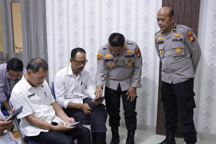 Polres Meranti Lakukan Pengambilan Data Persepsi Eksternal Indek Tata Kelola Online