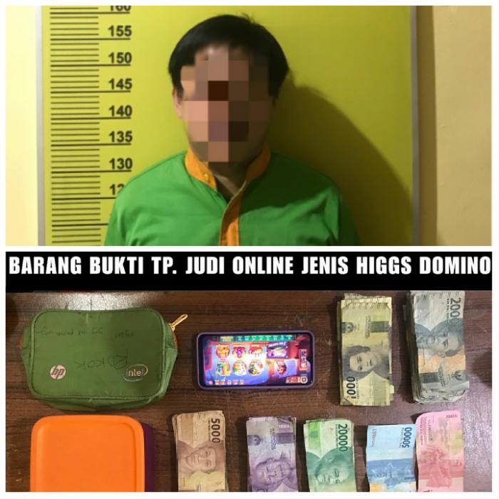 Operasi Pekat, Polsek Tebingtinggi Tangkap Pelaku Perjudian Jual Beli Chip Higgs Domino